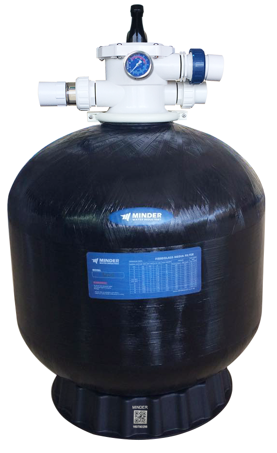 Ф1000mm Top Mounted Bobbinwound Filter, 2.0" Multiport Valve 