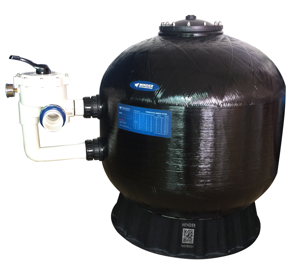 Ф1000mm Side Mounted Bobbinwound Filter, 2.0" Multiport Valve 