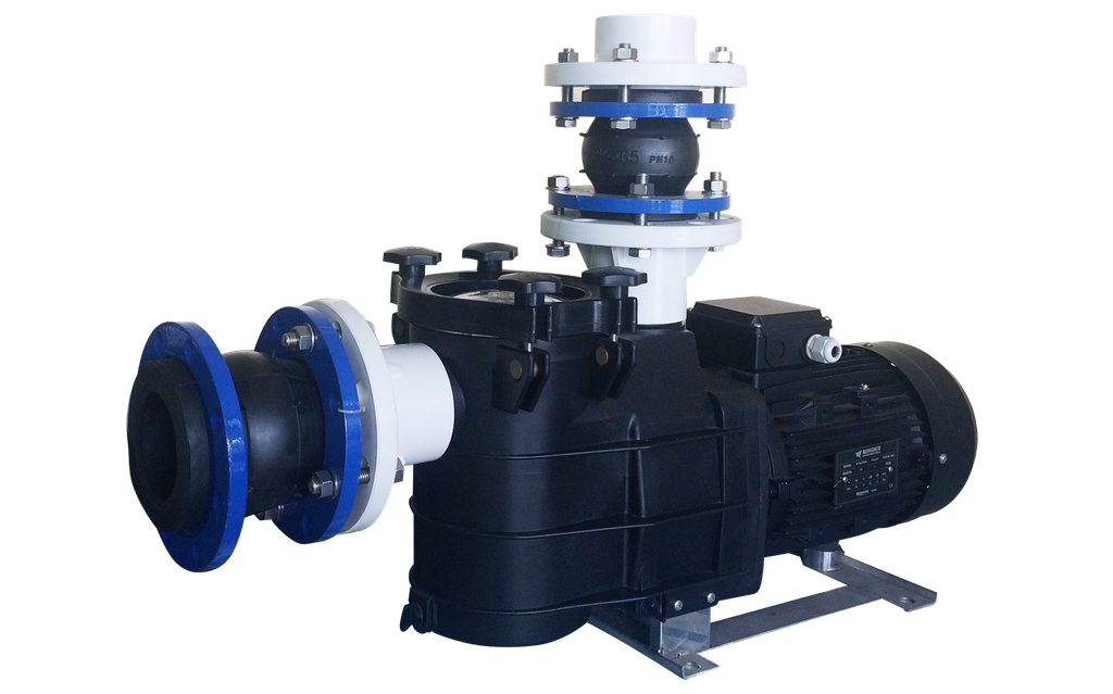 Pump 2.2kw, 3.0hp, 380v/50hz, Inlet:65mm ; Outlet:75mm Flange 