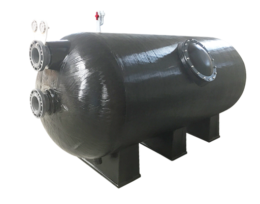 [B1600-3.0 |70692] Ф1600mm x 3000mm Horizontal Filter, Ф160mm Flange 